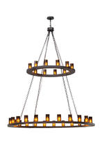 Luma-Spec Lighting 151692 - 72"W Loxley 36 LT Two Tier Chandelier