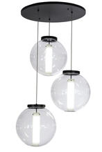 Luma-Spec Lighting 152074 - 34"W Bola Cilindro 3 LT Cascading Pendant