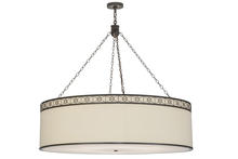 Luma-Spec Lighting 152581 - 54"W Cilindro Circle X Textrene Pendant