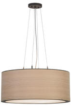Luma-Spec Lighting 153283 - 24"W Cilindro White Oak Veneer Pendant