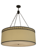 Luma-Spec Lighting 154651 - 42"W Cilindro Circle X Textrene Pendant