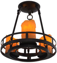 Luma-Spec Lighting 157815 - 12"W Barbury 3 LT Semi-Flushmount