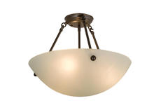 Luma-Spec Lighting 160628 - 18"W Cypola Semi-Flushmount