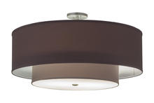 Luma-Spec Lighting 161663 - 30"W Cilindro Textrene Two Tier Pendant