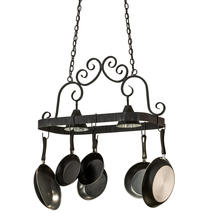 Luma-Spec Lighting 166119 - 32" Long Elana 2 Light Pot Rack