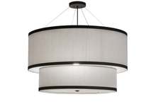 Luma-Spec Lighting 167053 - 36"W Cilindro 2 Tier Textrene Pendant