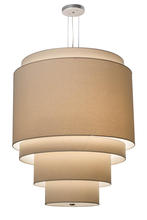 Luma-Spec Lighting 168312 - 31"W Cilindro 5 Tier Textrene Pendant