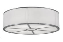 Luma-Spec Lighting 169152 - 36"W Cilindro White Textrene Flushmount