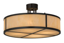 Luma-Spec Lighting 170883 - 24"W Cilindro Semi-Flushmount