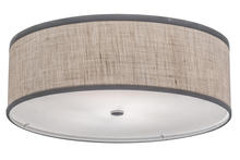 Luma-Spec Lighting 172563 - 24"W Cilindro Textrene Flushmount