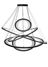 Luma-Spec Lighting 174918 - 72" Long Anillo Ellipse 5 Ring Cascading Pendant