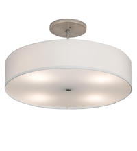 Luma-Spec Lighting 177632 - 36" Wide Cilindro Textrene Semi-Flushmount