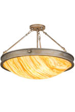 Luma-Spec Lighting 178221 - 24"W Dionne Semi-Flushmount