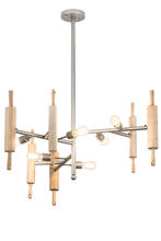 Luma-Spec Lighting 183551 - 41" Wide Alva Kavel 6 Light Chandelier