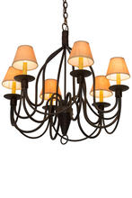 Luma-Spec Lighting 185646 - 30"W Bell 6 LT Chandelier