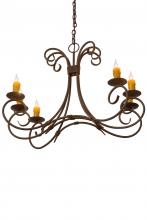 Luma-Spec Lighting 186126 - 36" Long Elon 6 Light Oblong Chandelier