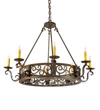 Luma-Spec Lighting 200078 - 36" Wide Delano 8 Light Chandelier