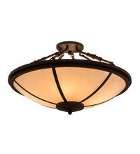 Luma-Spec Lighting 201781 - 31" Wide Commerce Semi-Flushmount