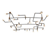 Luma-Spec Lighting 202059 - 160" Long PipeDream 28 Light Chandelier