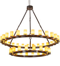 Luma-Spec Lighting 202794 - 84" Wide Noziroh Ring 46 Light Two Tier Chandelier