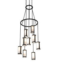 Luma-Spec Lighting 215598 - 35" Wide Cartier 9 Light Cascading Chandelier