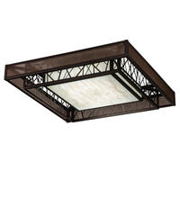 Luma-Spec Lighting 217643 - 36" Square Quadrato Rich Umador Semi-Flushmount