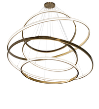 Luma-Spec Lighting 220811 - 84" Wide Anillo 5 Ring Cascading Chandelier