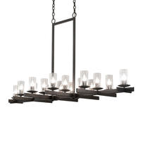 Luma-Spec Lighting 228332 - 72" Long Dante 16 Light Oblong Chandelier