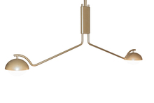 Luma-Spec Lighting 228659 - 63" Long Bola Deux 2 Panel Oblong Pendant