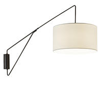 Luma-Spec Lighting 237531 - 22" Wide Cilindro Textrene Swing Arm Wall Sconce
