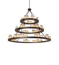 Luma-Spec Lighting 238892 - 72" Wide Loxley Shelburne 3 Tier Chandelier