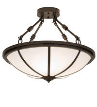 Luma-Spec Lighting 243033 - 20" Wide Commerce Semi-Flushmount