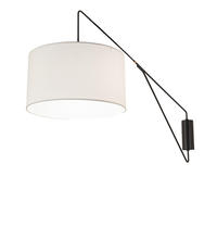 Luma-Spec Lighting 244647 - 22" Wide Cilindro Textrene Swing Arm Wall Sconce