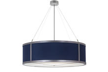 2nd Avenue Designs Blue 247607 - 42" Wide Cilindro Textrene Pendant