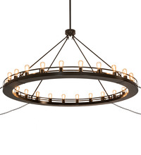 2nd Avenue Designs Blue 249013 - 72" Wide Barbury 24 Light Chandelier