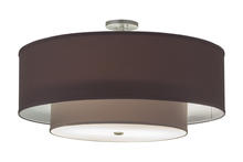 Luma-Spec Lighting 250714 - 30" Wide Cilindro Textrene Two Tier Pendant