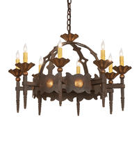 2nd Avenue Designs Blue 250741 - 28" Wide Antibes 8 Light Chandelier