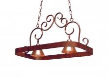 Luma-Spec Lighting 117636 - 32" Wide Elana 2 Light Pot Rack