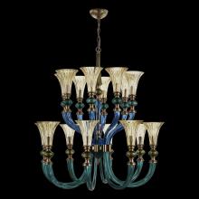 Kalco Allegri 043672-044-GLMULTI - TINTA 2-TIER CHANDELIER