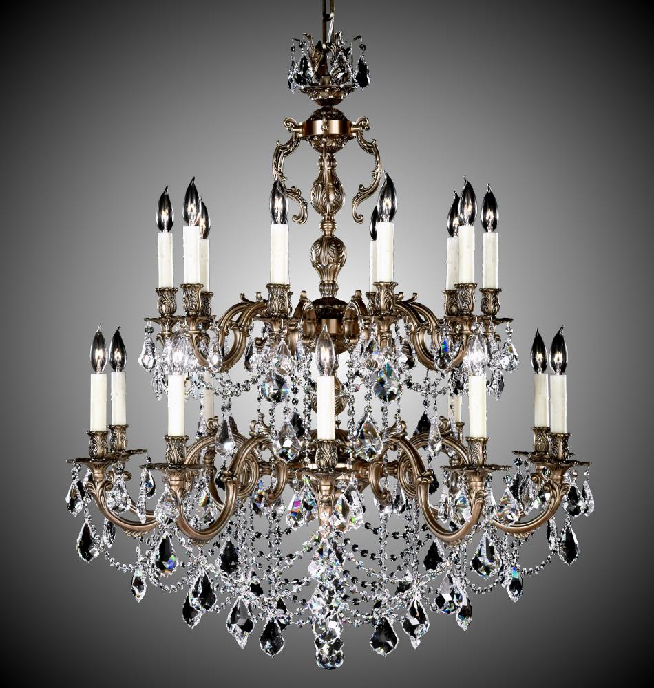 10+10 Light Rosetta Chandelier