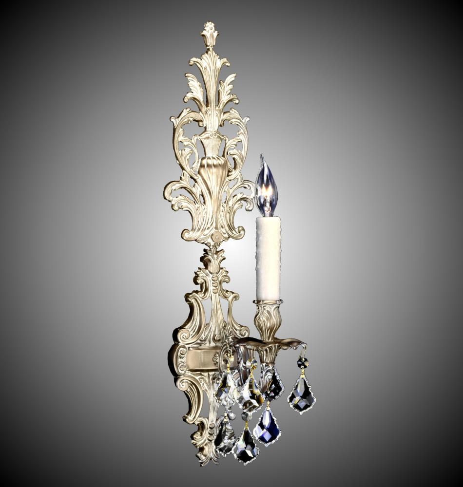 1 Light Filigree Extended Top Wall Sconce