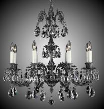 American Brass & Crystal CH2003-A-04G-ST - 8 Light Finisterra Chandelier