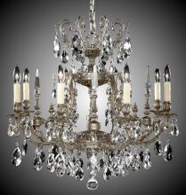 American Brass & Crystal CH7013-A-23S-PI - 8 Light Parisian Chandelier