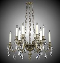 American Brass & Crystal CH9012-A-21S-ST - 12 Light Blairsden Chandelier Pendant