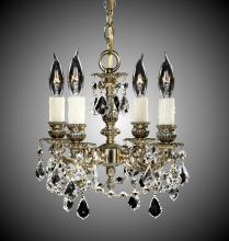 American Brass & Crystal CH9102-O-02G-ST - 4 Light Biella Chandelier