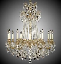 American Brass & Crystal CH9268-A-01G-PI - 12 Light Biella Chandelier