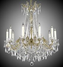 American Brass & Crystal CH9285-A-02G-ST - 10 Light Crystella Chandelier