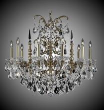 American Brass & Crystal CH9381-O-03G-PI - 10 Light Venetian Chandelier