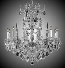 American Brass & Crystal CH9382-A-05S-ST - 12 Light Venetian Chandelier