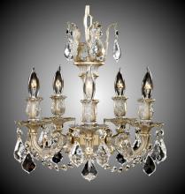 American Brass & Crystal CH9502-O-10W - 5 Light Rosetta Chandelier